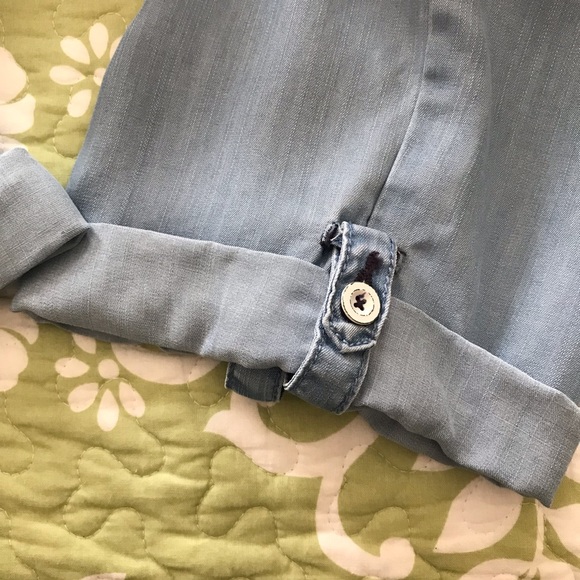 ANTHRPOLOGIE HEI HEI CLARION CHAMBRAY JUMPSUIT - Picture 7 of 8